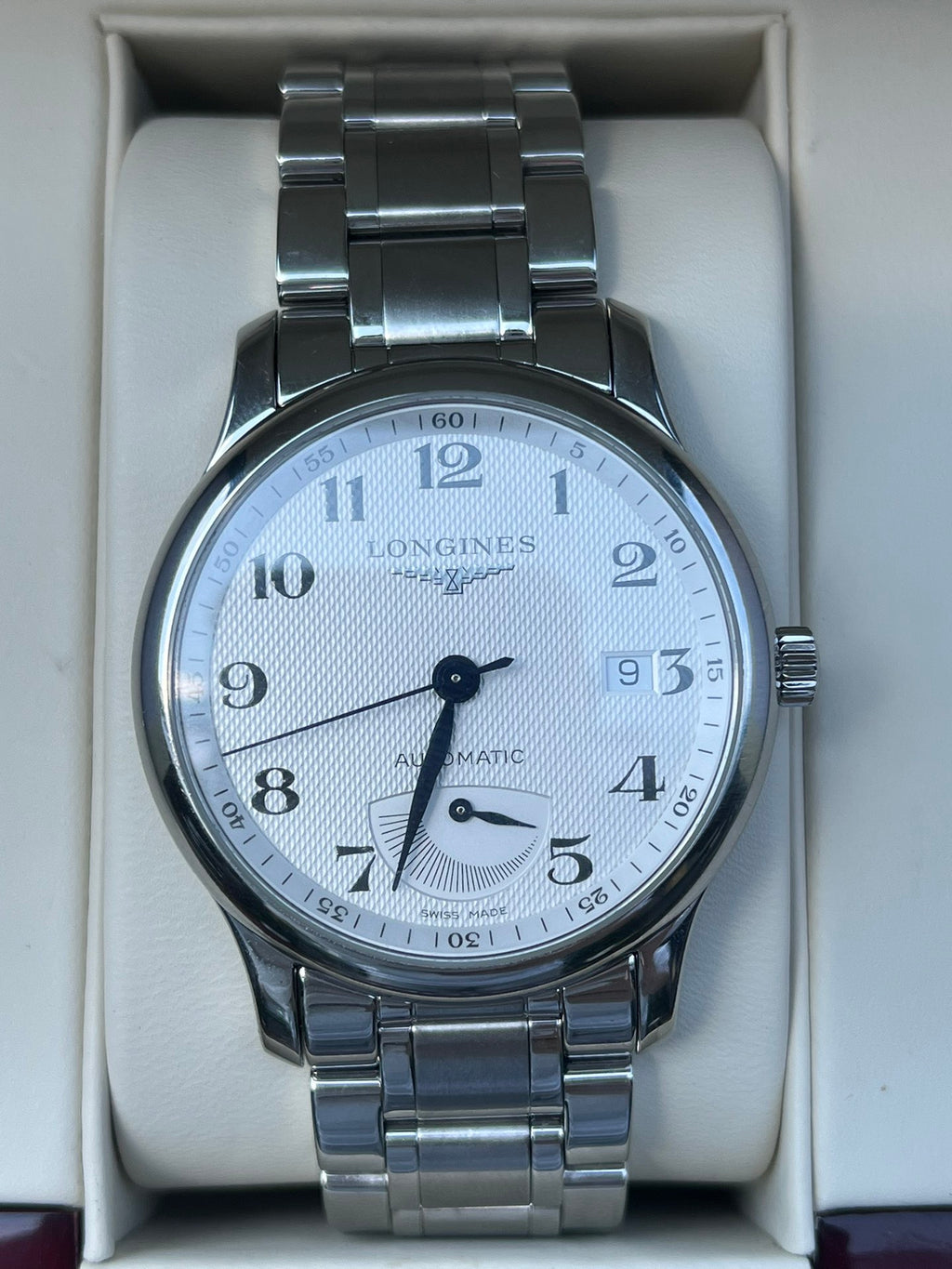 Longines Longines Master Collection White Automatic (self-winding) watch 38.50mm L2.708.4.78.6