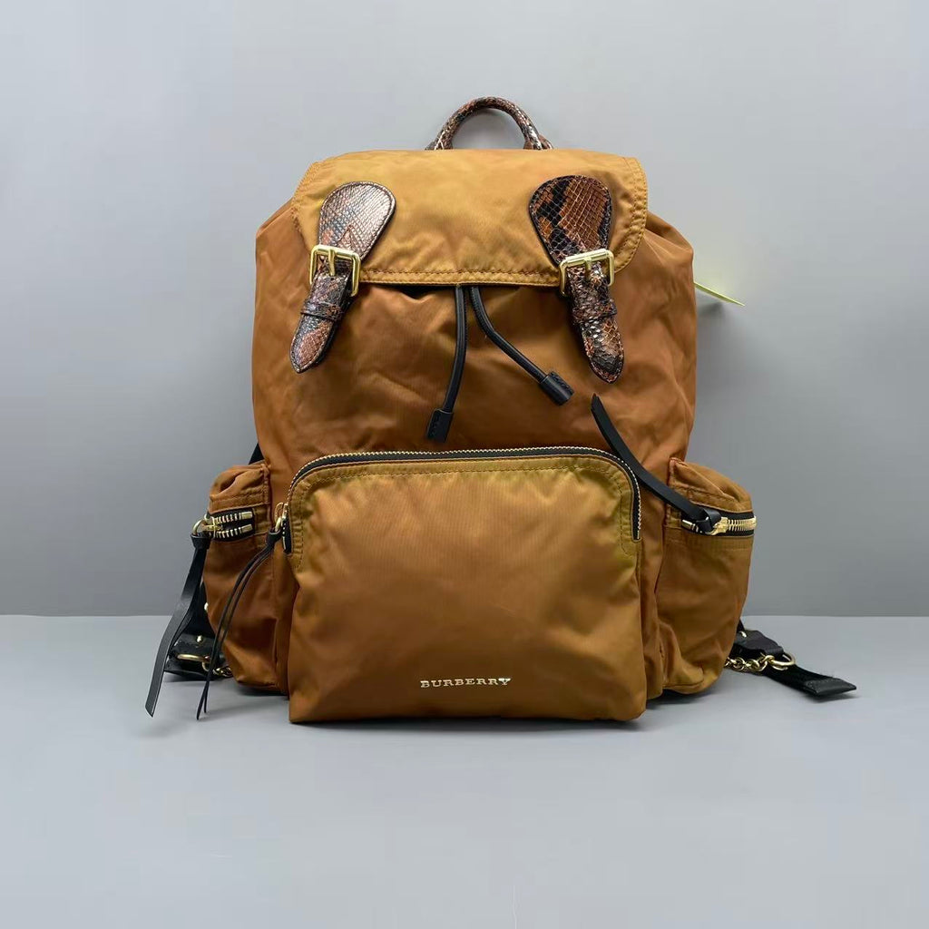 Burberry Cordura Brown Backpack