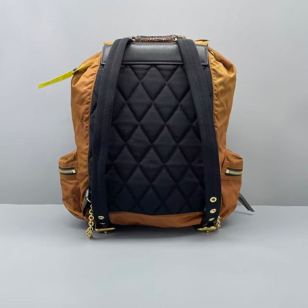 Burberry Cordura Brown Backpack