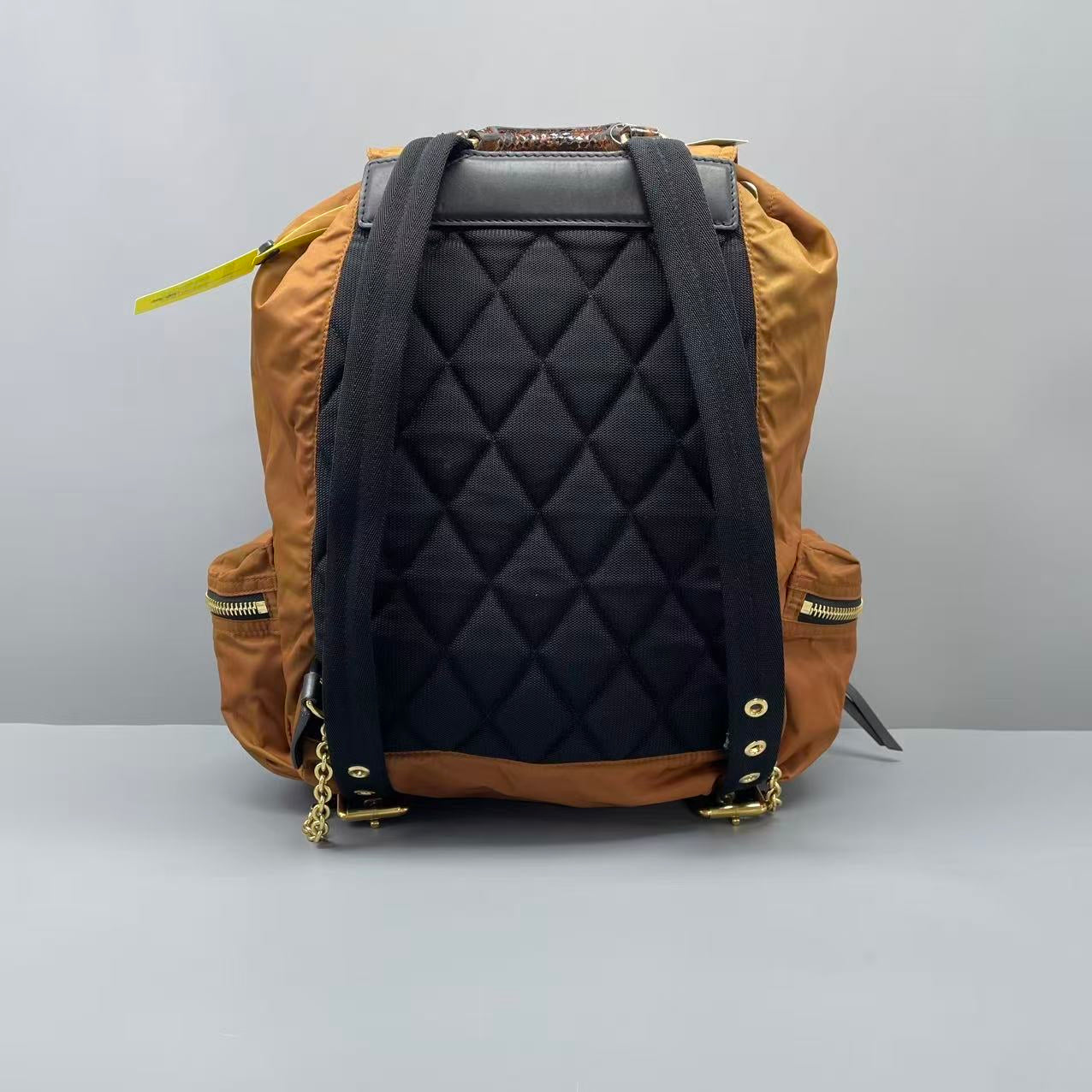 Burberry Cordura Brown Backpack