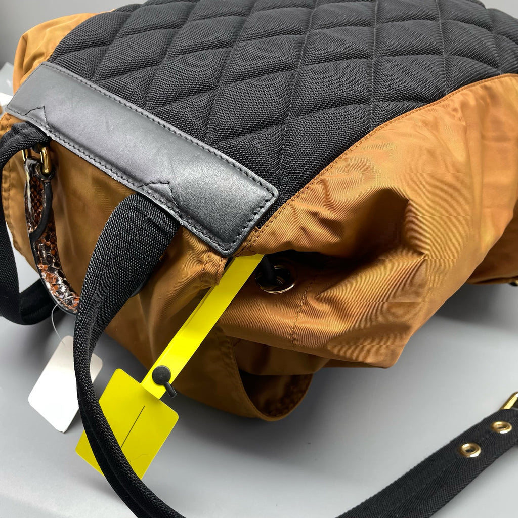 Burberry Cordura Brown Backpack