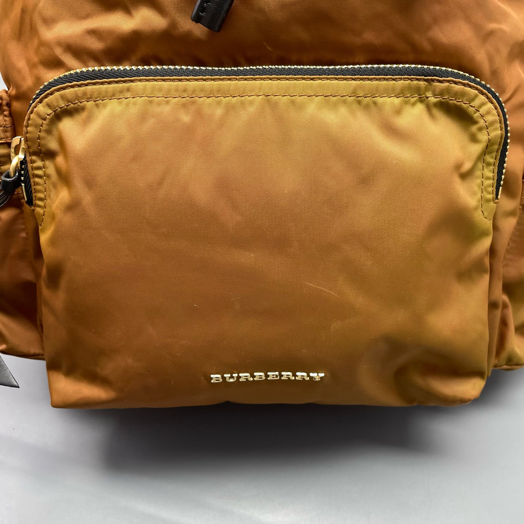 Burberry Cordura Brown Backpack