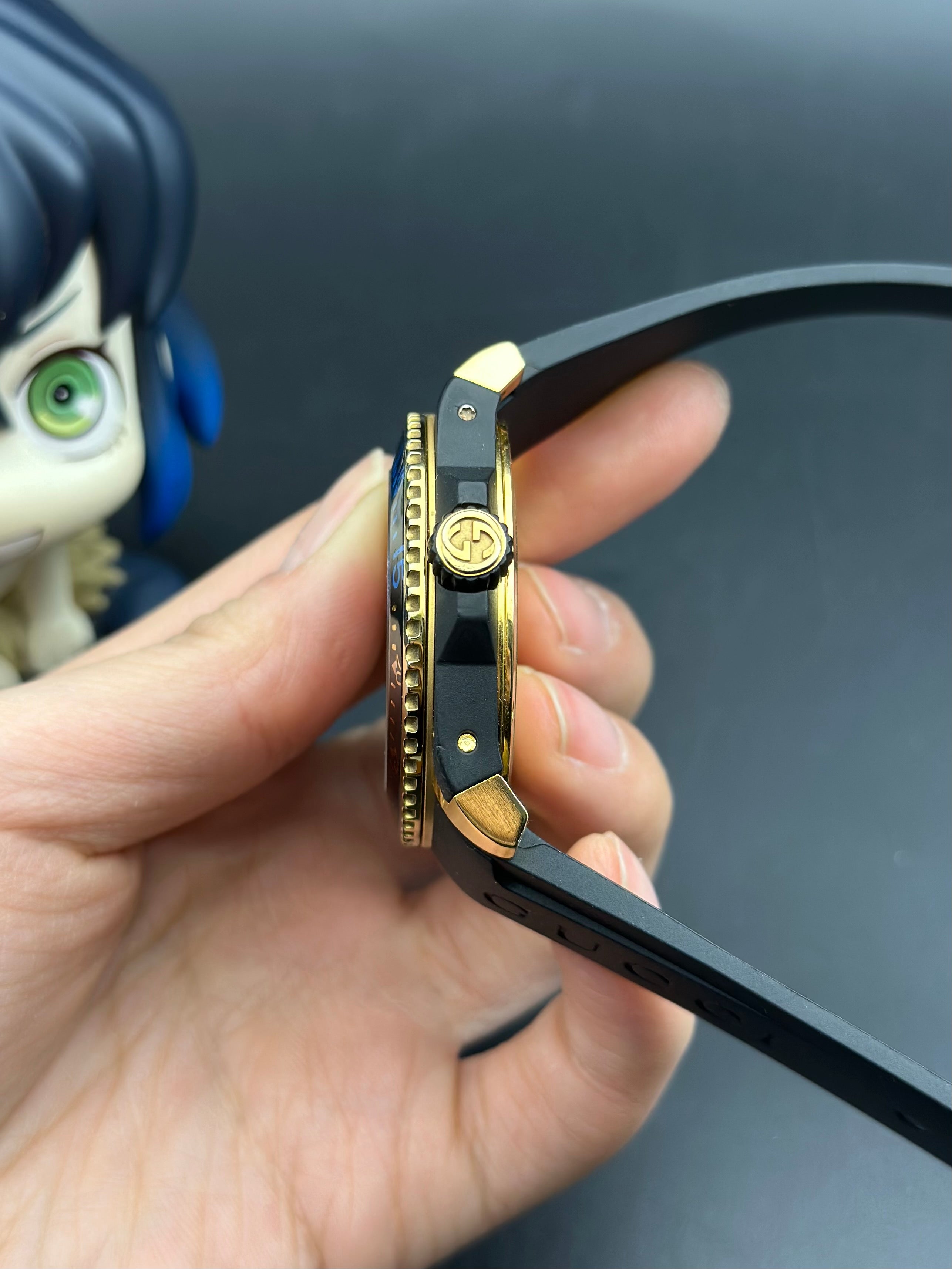Gucci Neoprene Gold Quartz watch