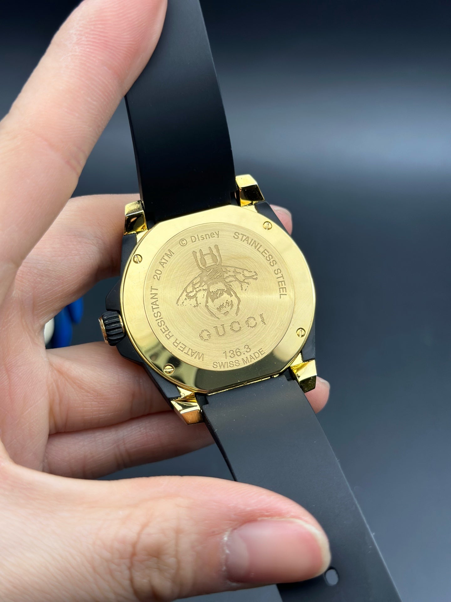 Gucci Neoprene Gold Quartz watch