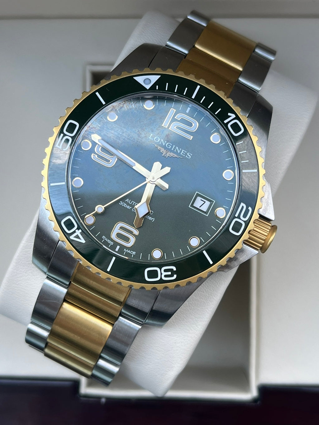 Longines Conquest Diving Series Green Automatic (self-winding) watch 43.00mm L3.782.3.06.7