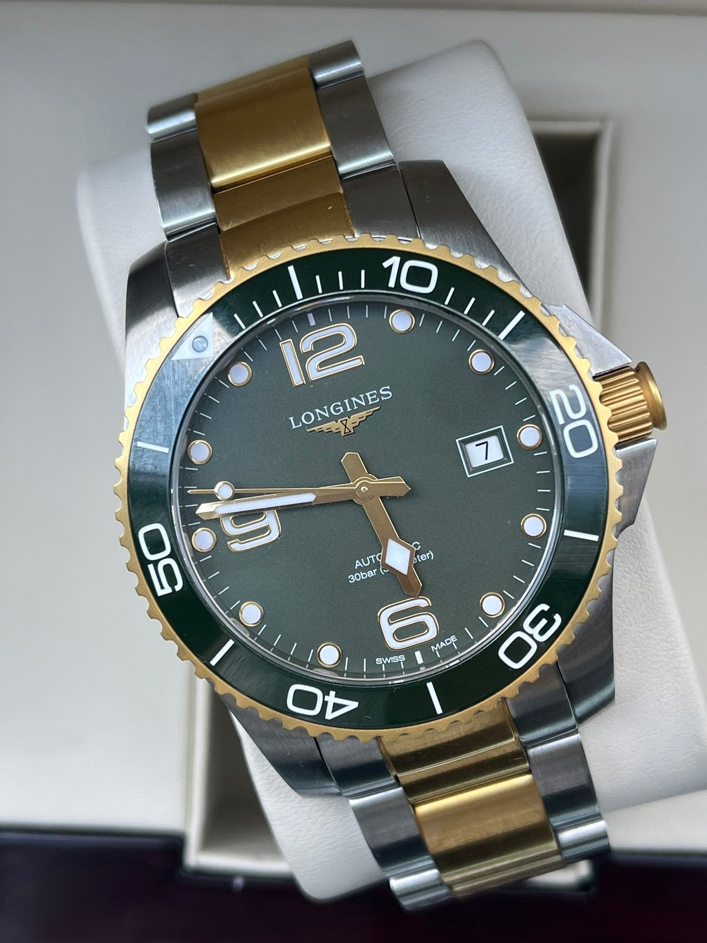 Longines Conquest Diving Series Green Automatic (self-winding) watch 43.00mm L3.782.3.06.7