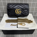 Gucci GG Marmont Collection Leather Black 476433 DTDCT 1000