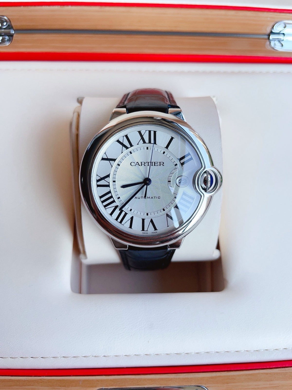 Cartier White Automatic (self-winding) watch