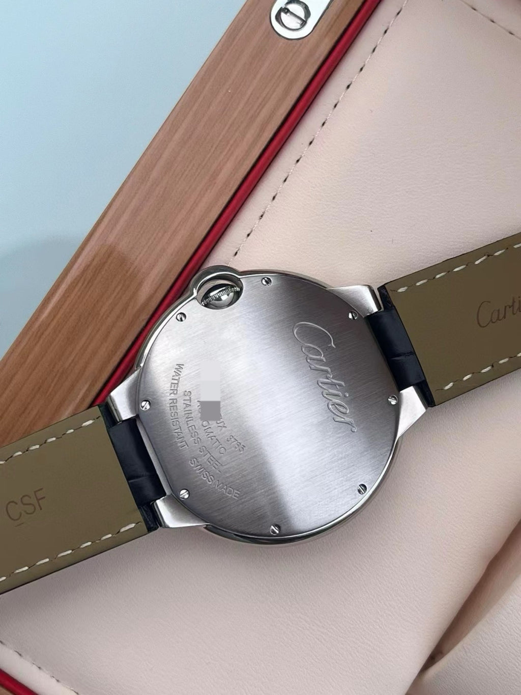 Cartier White Automatic (self-winding) watch