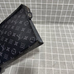 Louis Vuitton Pochette Voyage Canvas Black Clutch M61692