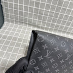 Louis Vuitton Pochette Voyage Canvas Black Clutch M61692