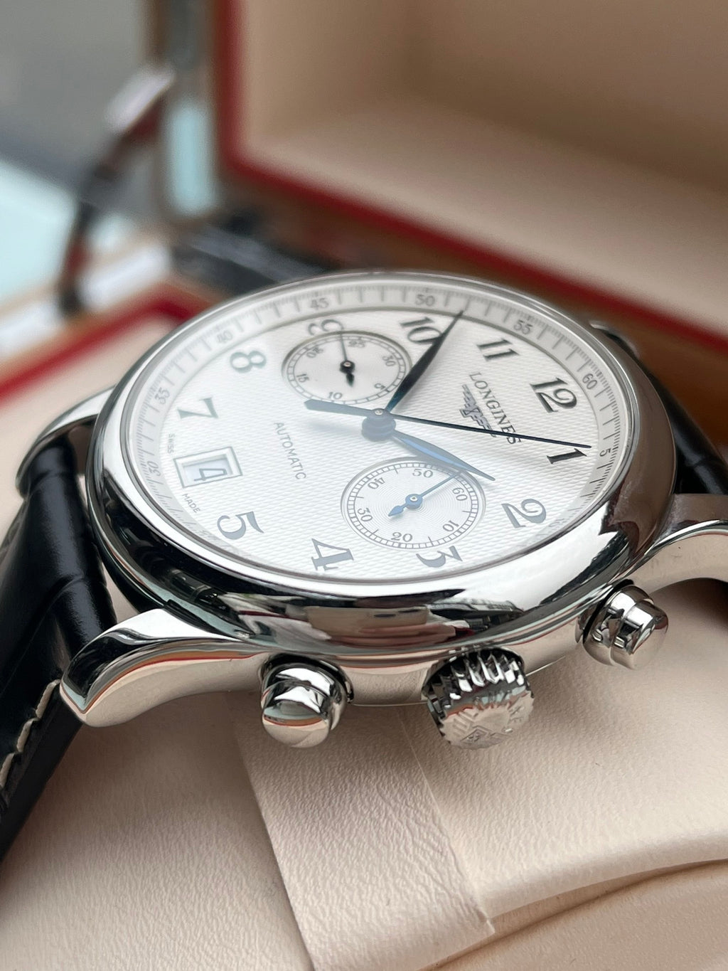 Longines Watchmaking Tradition White Automatic (self-winding) watch 38.5 millimeters L2.669.4.78.3
