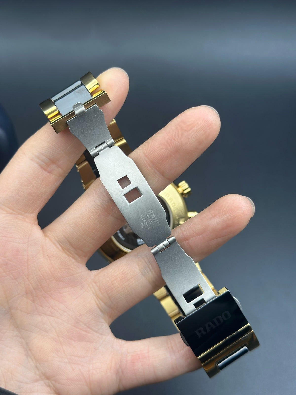 Rado Black Automatic (self-winding) watch