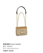 Louis Vuitton Gold 19.0x 15.0x 9.0 cm M52906