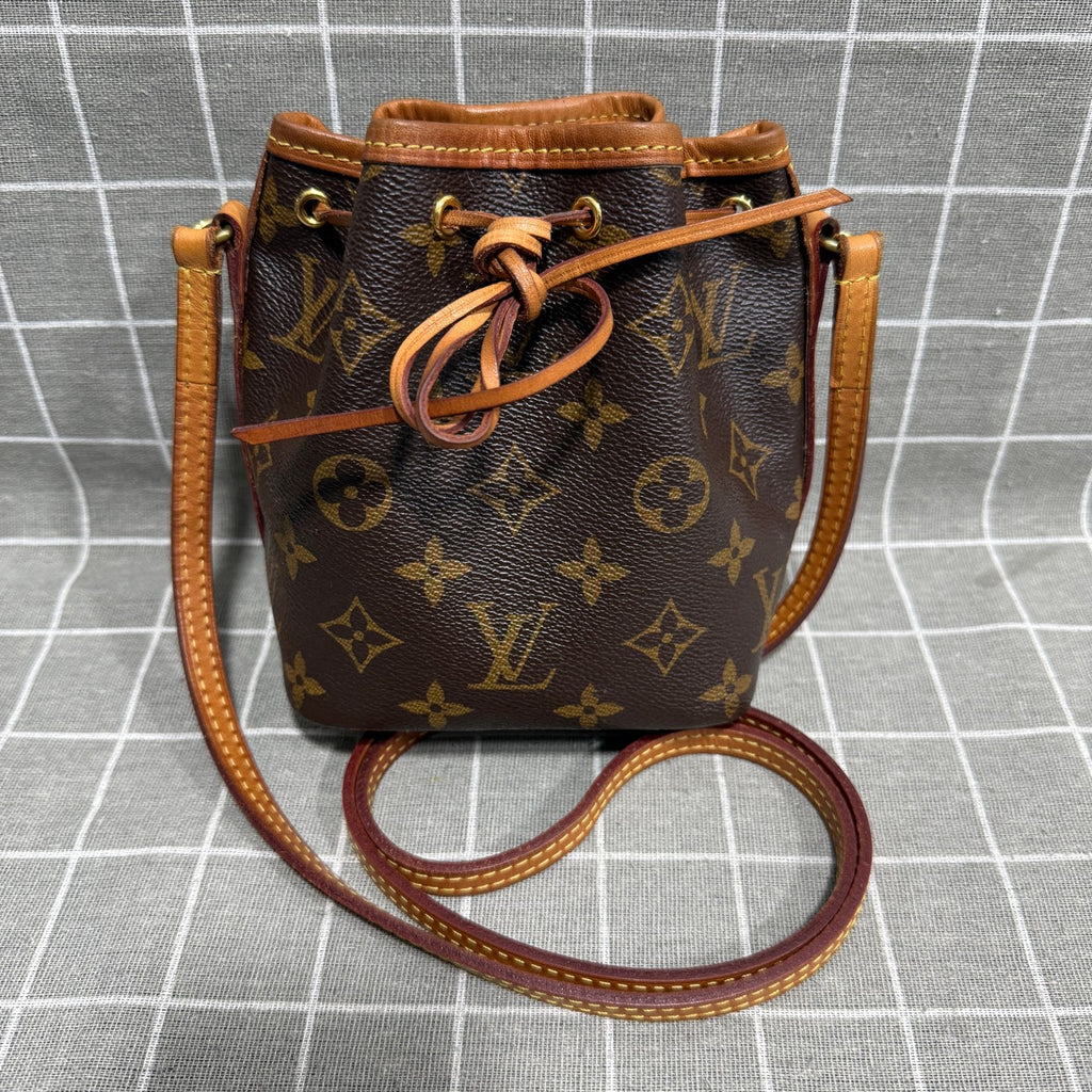 Louis Vuitton Canvas Bucket & Drawstring Bag