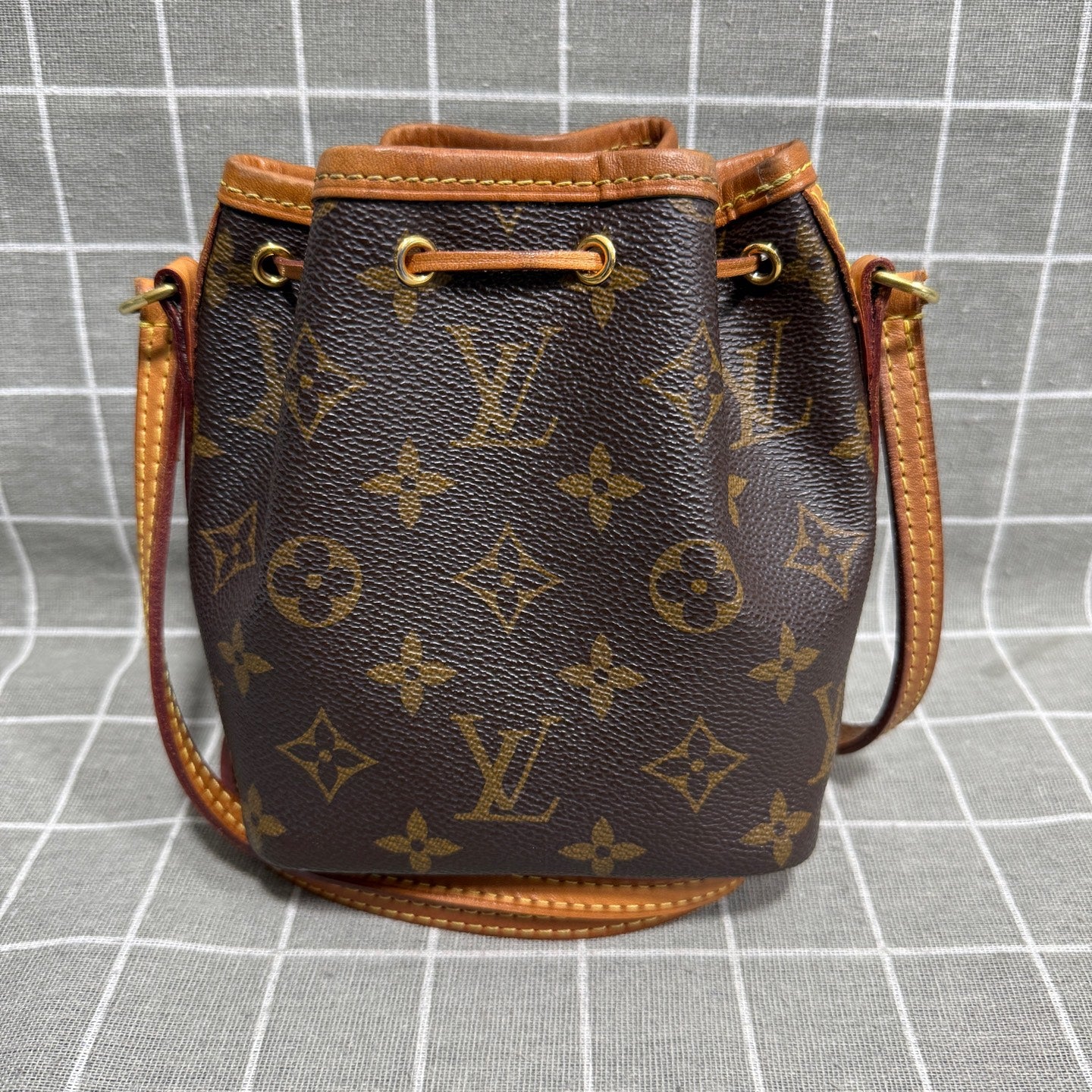 Louis Vuitton Canvas Bucket & Drawstring Bag