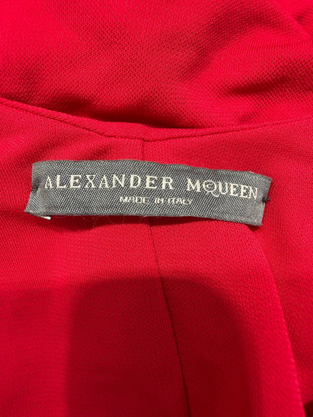 Alexander McQueen Red Dress