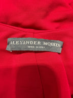 Alexander McQueen Red Dress