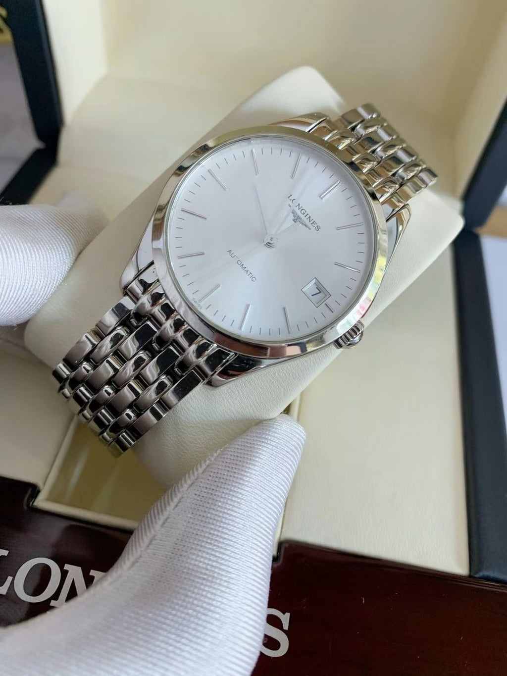 Longines Elegant Automatic (self-winding) watch 36 millimeters L4.798.4.72.6