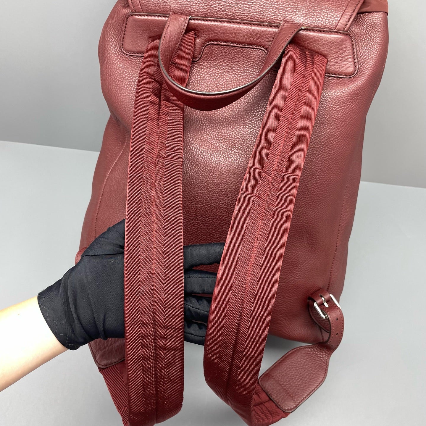 Gucci Red Backpack