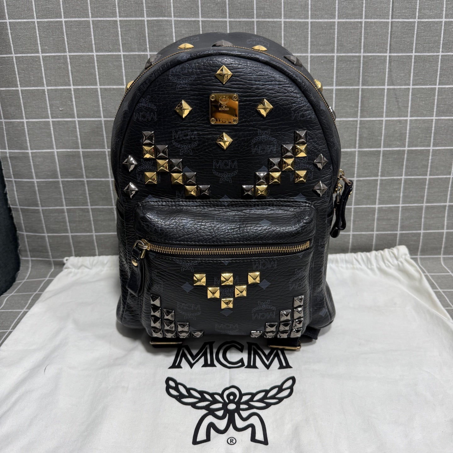 MCM Black Backpack