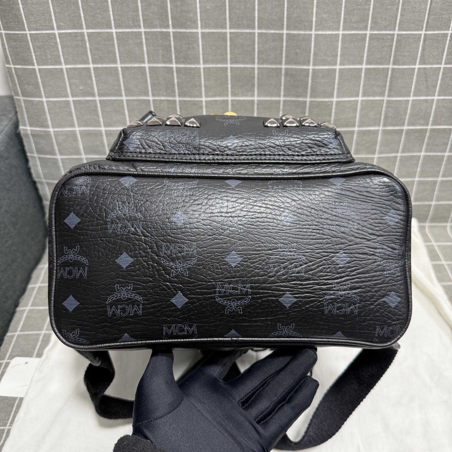 MCM Black Backpack