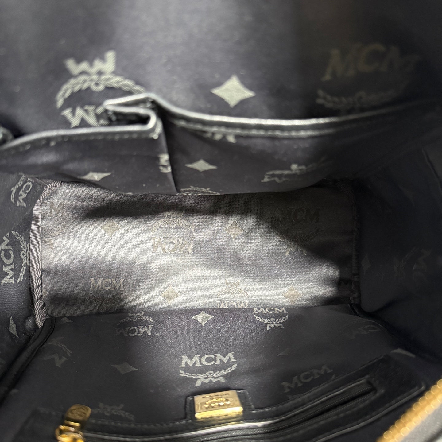MCM Black Backpack
