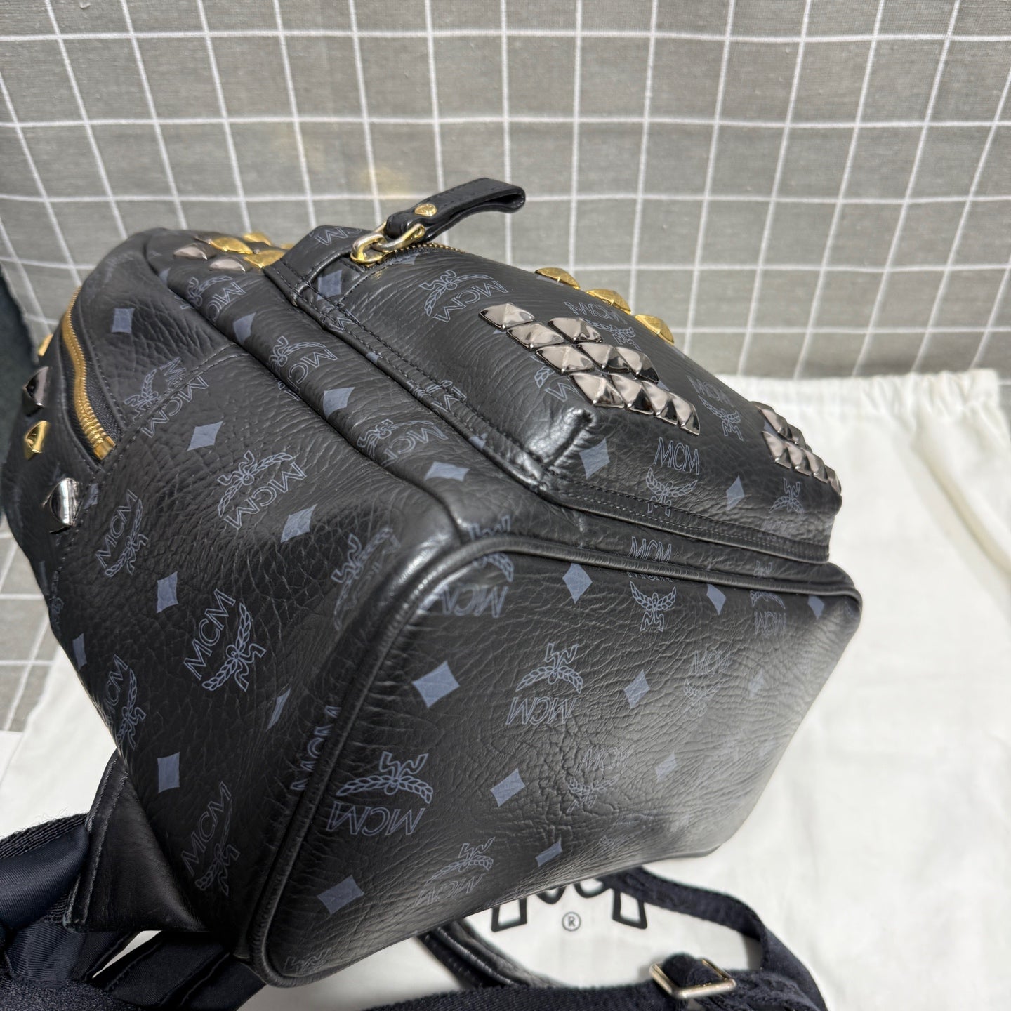 MCM Black Backpack
