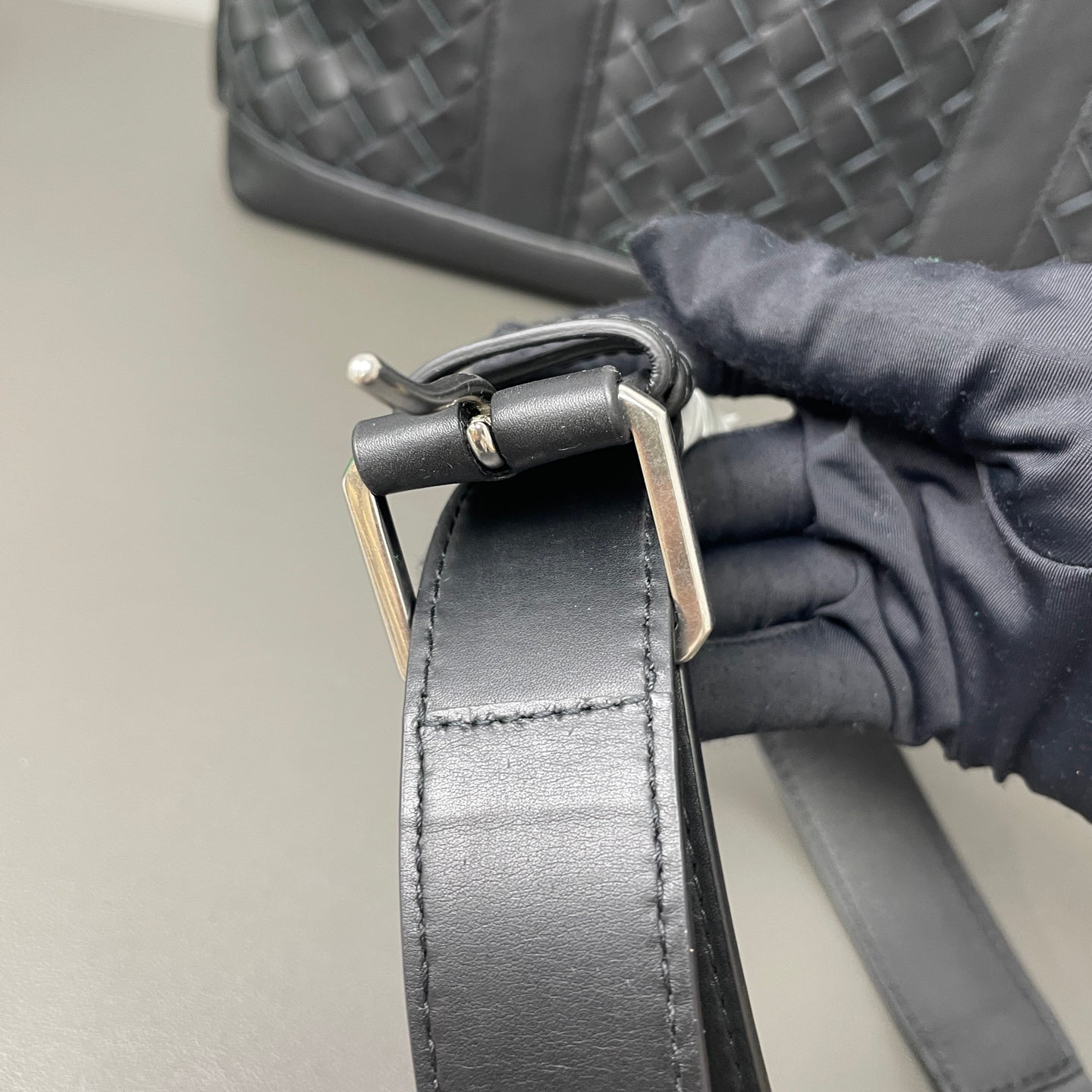 Bottega Veneta Leather Black Crossbody