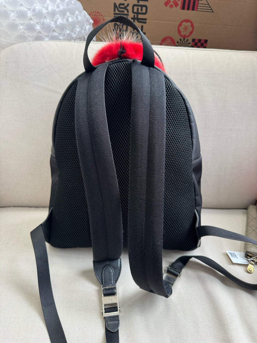 Fendi Cordura 30 cm long x 14 cm wide x 33 cm high 8BZ035-48Z-F044W