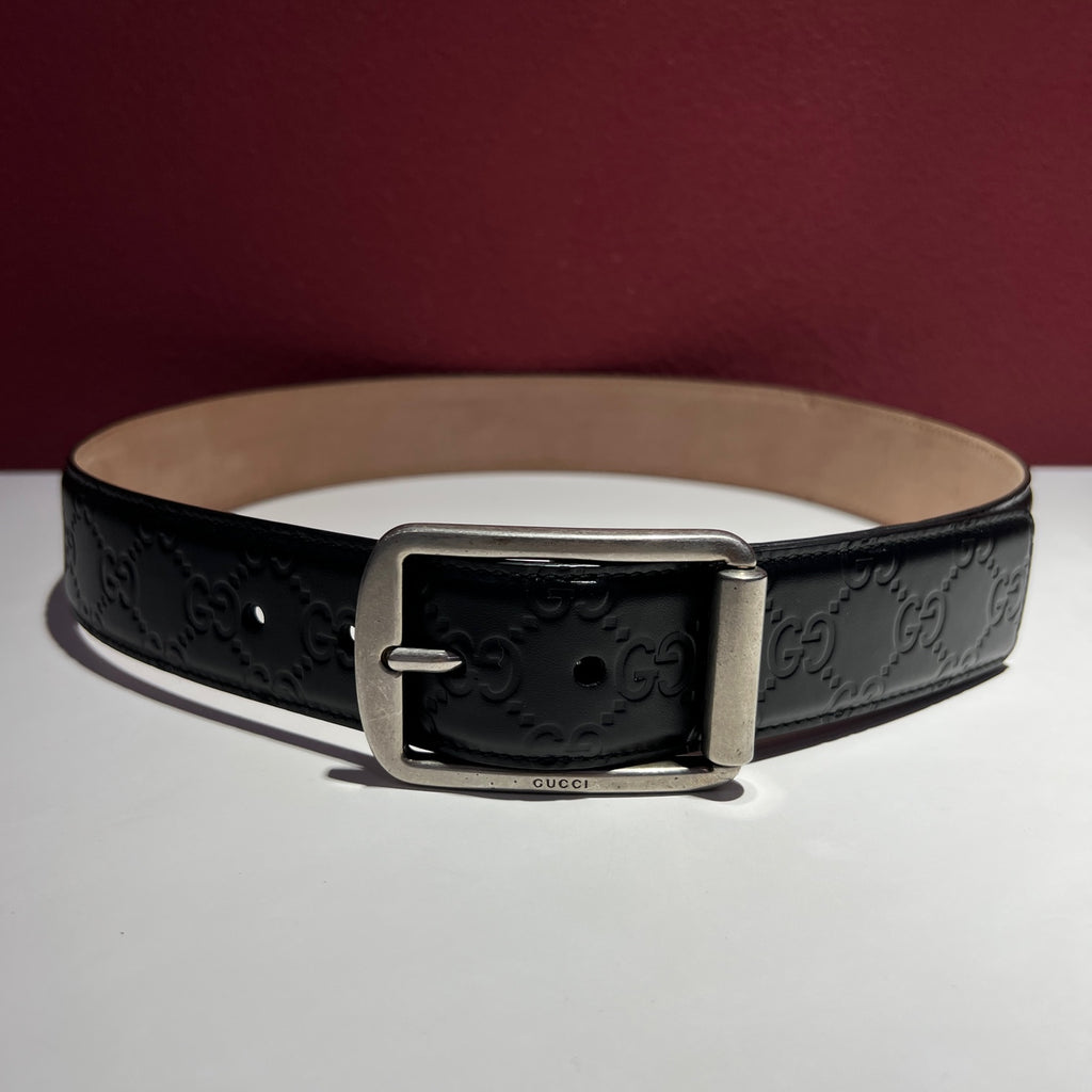 Gucci Black Belt