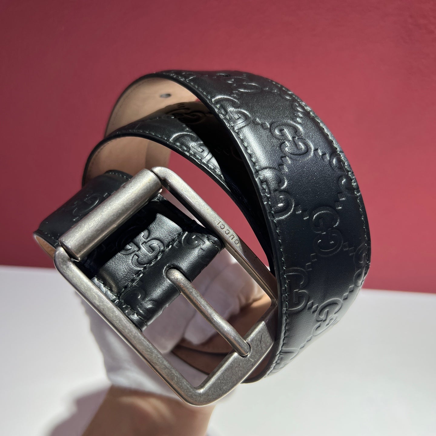 Gucci Black Belt