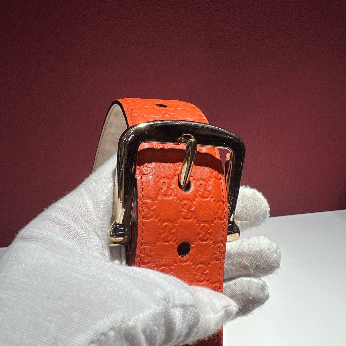 Gucci Orange Belt