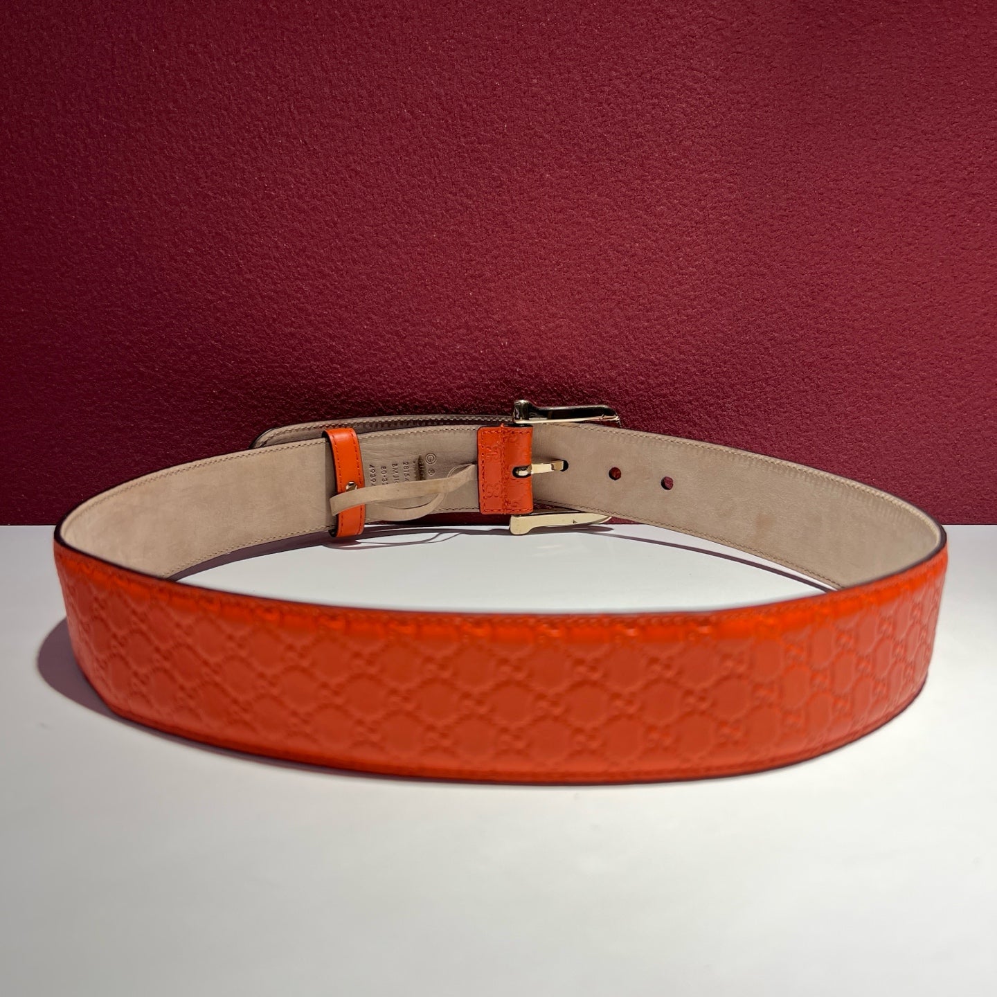 Gucci Orange Belt