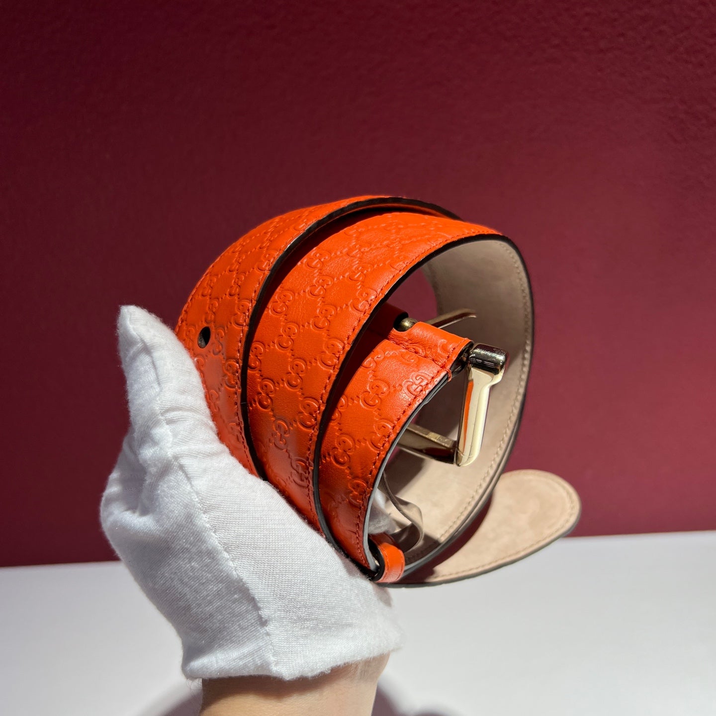 Gucci Orange Belt