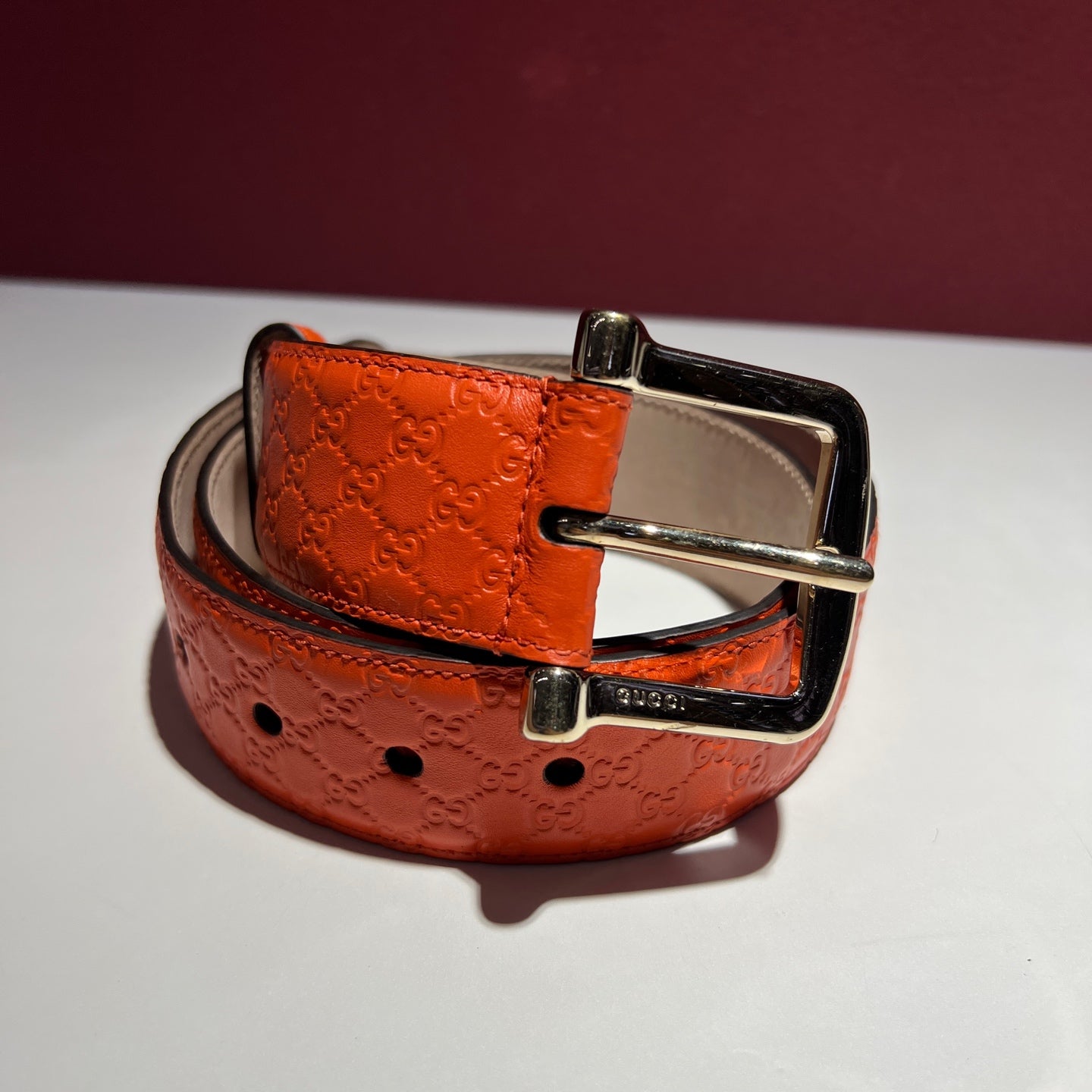 Gucci Orange Belt