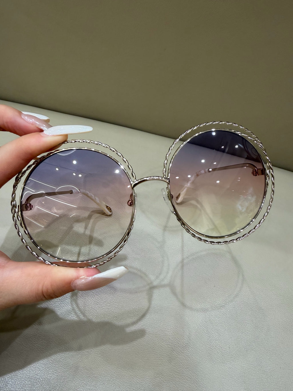 Chloe/寇依 Pink Sunglasses