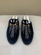 Gucci Velvet Flip flop