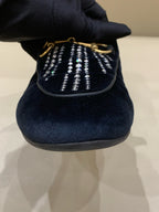 Gucci Velvet Flip flop
