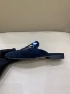 Gucci Velvet Flip flop