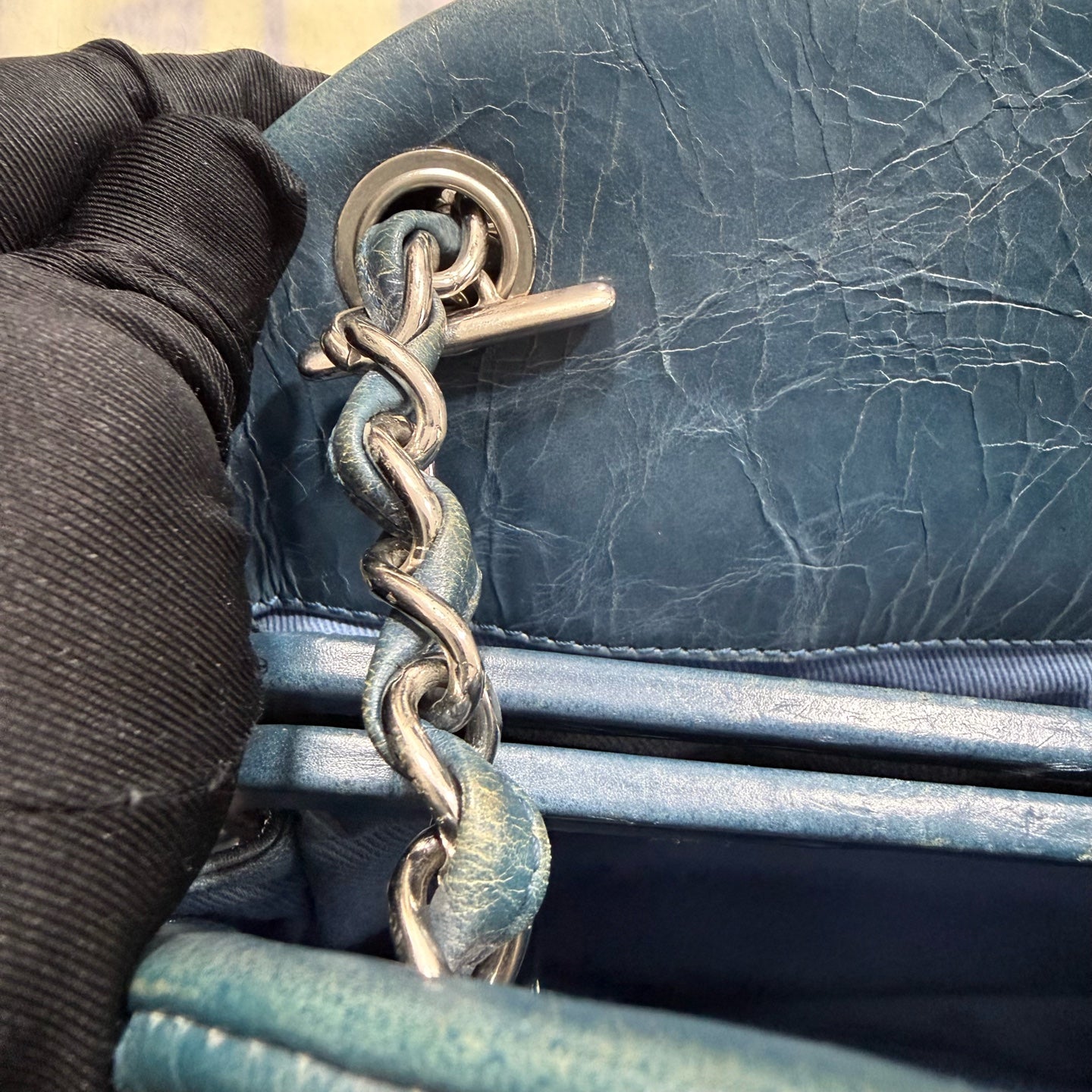 Chanel Blue Shoulder Bag