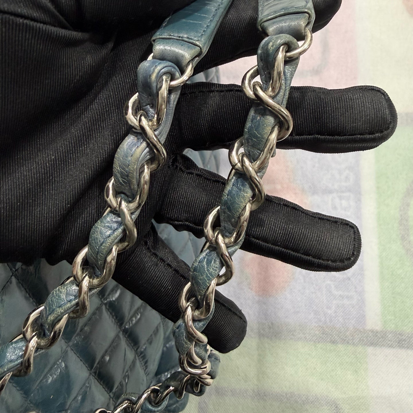Chanel Blue Shoulder Bag