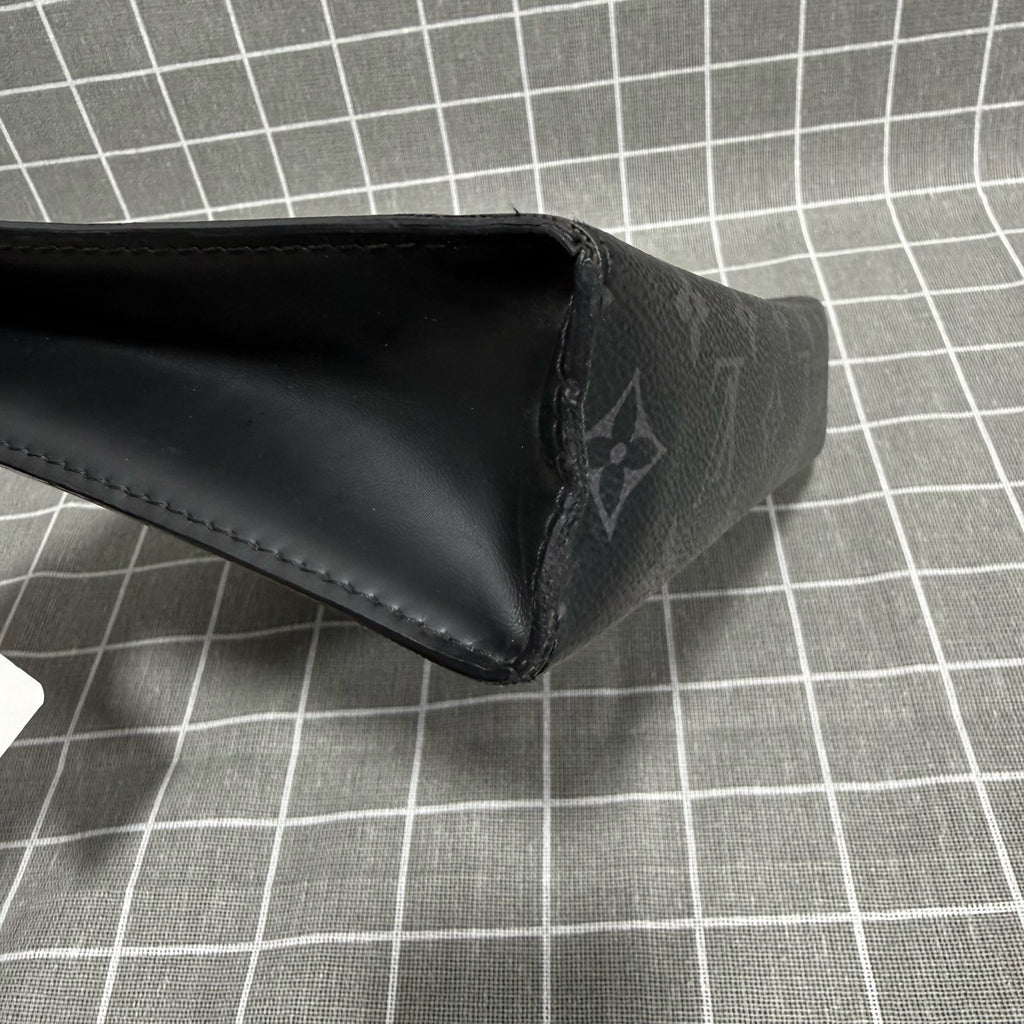 Louis Vuitton Pochette Voyage Canvas Black Clutch M61692
