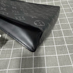 Louis Vuitton Pochette Voyage Canvas Black Clutch M61692