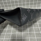 Louis Vuitton Pochette Voyage Canvas Black Clutch M61692