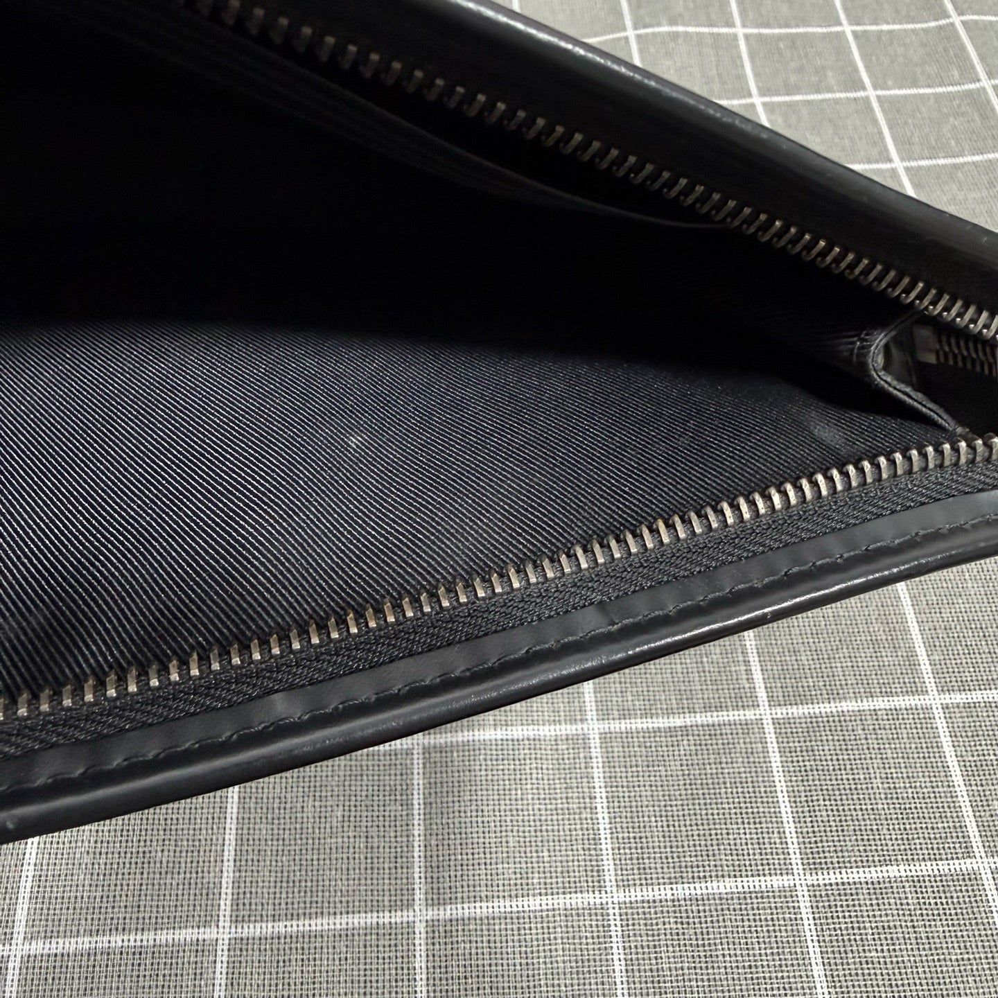 Louis Vuitton Pochette Voyage Canvas Black Clutch M61692