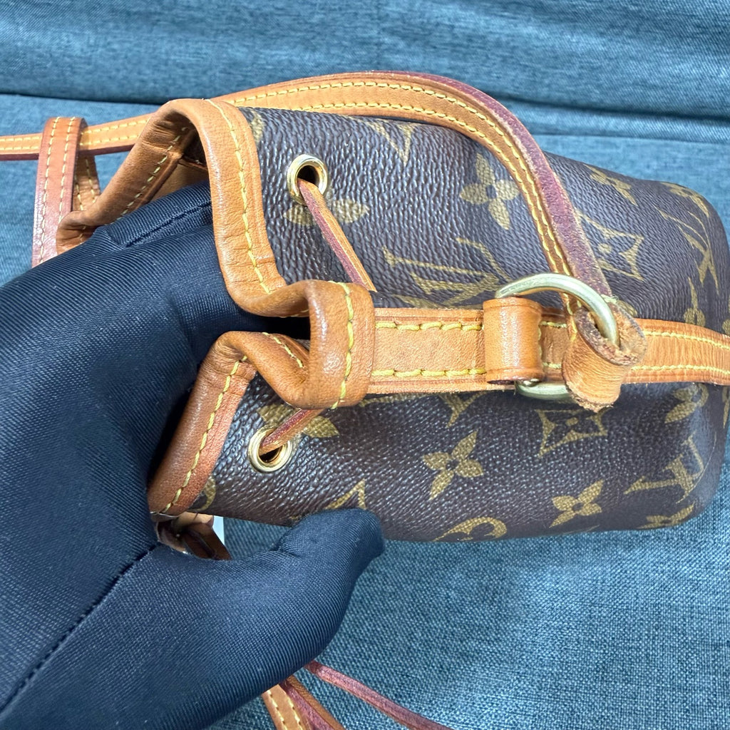 Louis Vuitton Canvas Bucket & Drawstring Bag