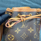 Louis Vuitton Canvas Bucket & Drawstring Bag
