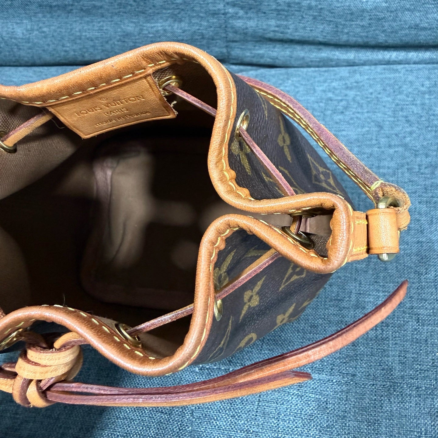 Louis Vuitton Canvas Bucket & Drawstring Bag
