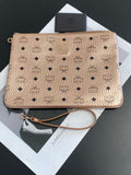 MCM Metal Rose gold Clutch